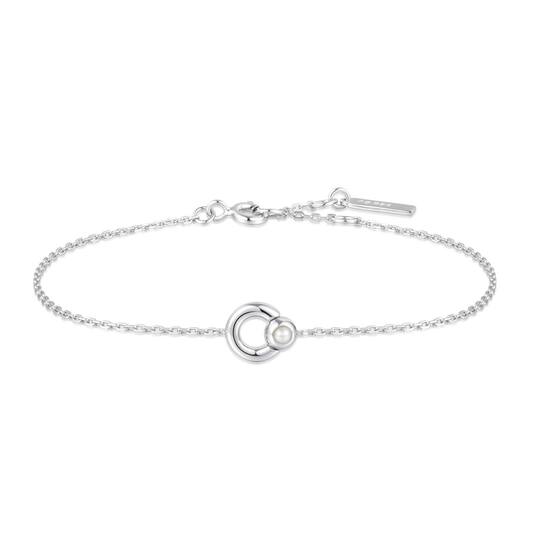  Chic Creator - Silver / Rhodium plated - Pearl - 18,5cm